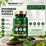 SpiruBoost Spirulina Capsule – 60 Capsules | 500mg