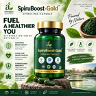 SpiruBoost Spirulina Capsule – 60 Capsules | 500mg